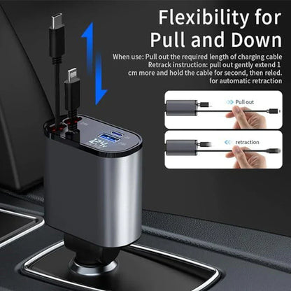 Connect Retractable Car Charger