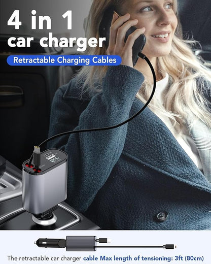 Connect Retractable Car Charger