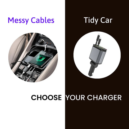 Connect Retractable Car Charger